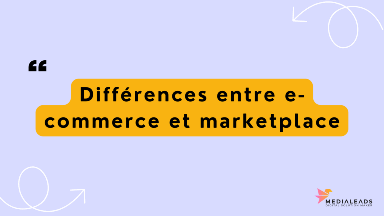 Différences entre e-commerce et marketplace