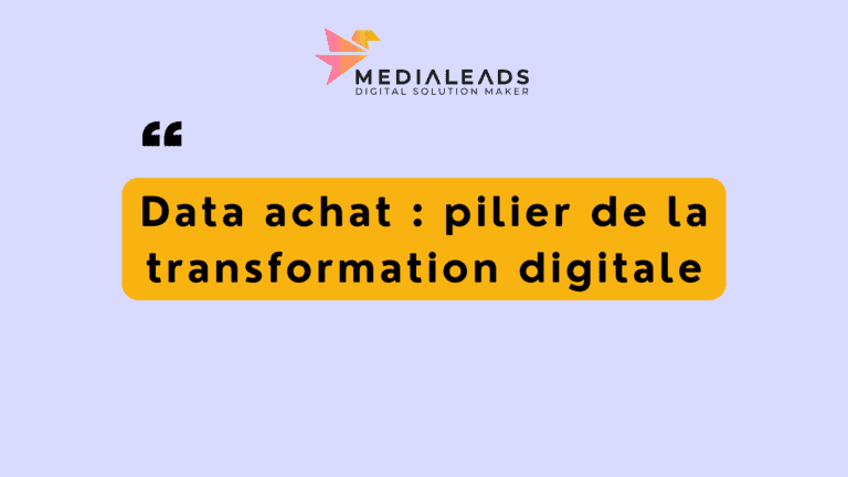 Data achat : pilier de la transformation digitale